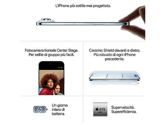 Apple iPhone 17 Air-Bianco nuvola