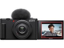 FOTOCAMERA DIGITALE SONY ZV-1F Vlog camera Zoom ottico 1x, 20,1 megapixel, BLACK